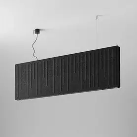 AQfelt STAVE RAFTER points 114 LED section L940 37° zwieszany czarny + panel grafitowy 59863-L940-FB-00-G2 AQForm | Obniżka