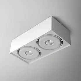 Wybór klientów - SQUARES mini 111x2 QRLED L930 38° Phase-Control natynkowy biały 40202-L930-F1-PH-13 AQForm