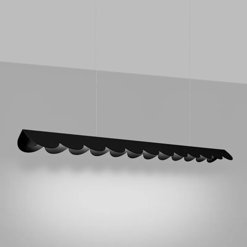 Premium - Lampa wisząca BISCUIT czarna LED 4000K Thoro TH.654