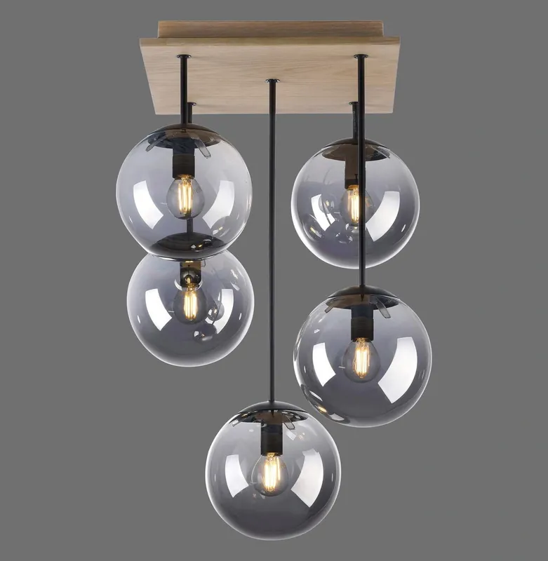 JUST LIGHT 11395-79 Lampa sufitowa GREEN WIDOW - Oszczędź