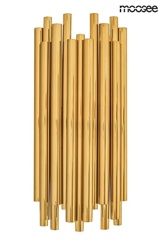 Superoferta - MOOSEE lampa ścienna TUBO złota