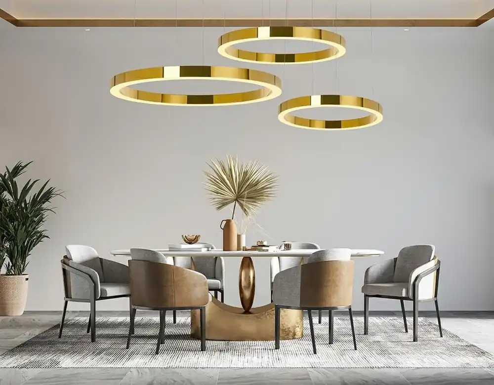 Cena specjalna | MOOSEE lampa wisząca RING LUXURY 70 złota