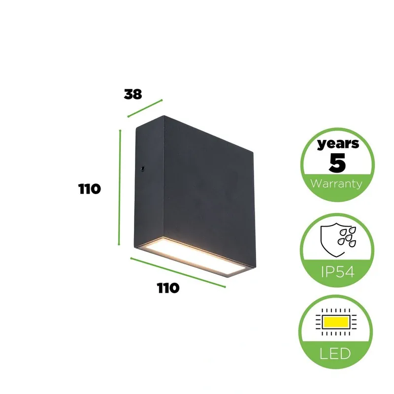 Produkt ceniony przez klientów - Lampa zewnętrzna GEMINI XF 5104002012 Lutec