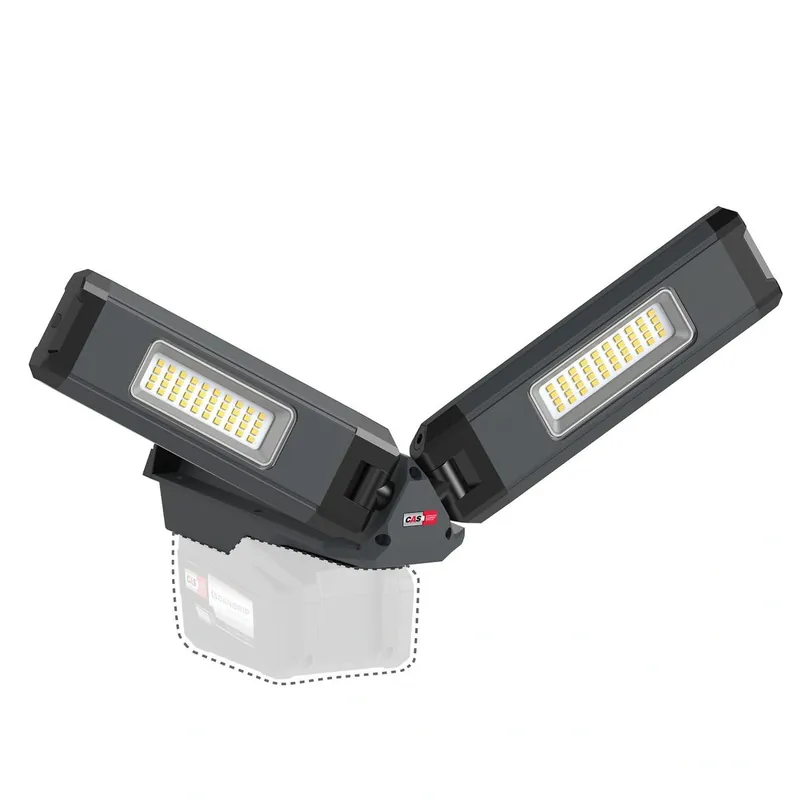 Akumulatorowa lampa robocza z dwoma głowicami 2500 lm DUO CONNECT 03.6111C | Oferta promocyjna