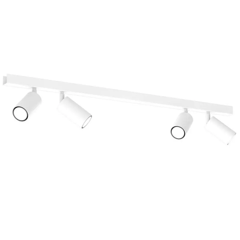 Lampa sufitowa HUDSON biała 4xGU10 | Szybka dostawa