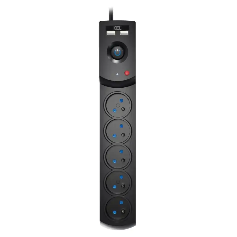 Oferta kończy się wkrótce - Listwa przeciwprzepięciowa AX5/PRO/USB/5M/CZARNY
