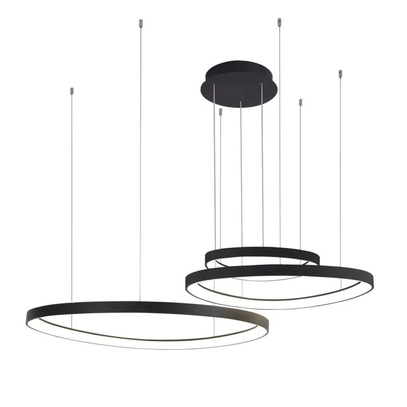 AMANDA PENDANT 45+65+85 3000K BK Lampa Wisząca AZzardo | Oferta specjalna