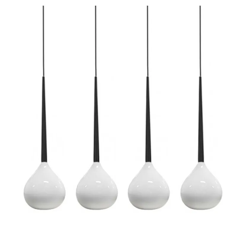 Wielka wyprzedaż - Aga 4 lampa wisząca AZzardo Biały / Czarny