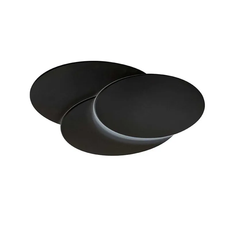 Clover oval kinkiet AZzardo Czarny | Wyprzedaż