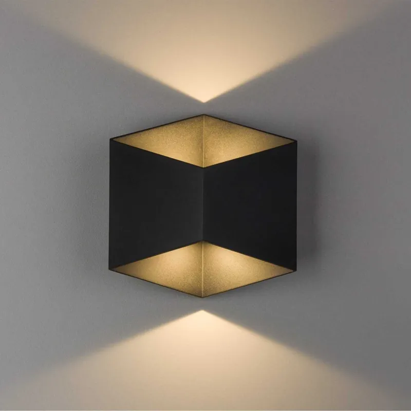 Superoferta - TRIANGLES LED KINKIET NOWODVORSKI Czarny
