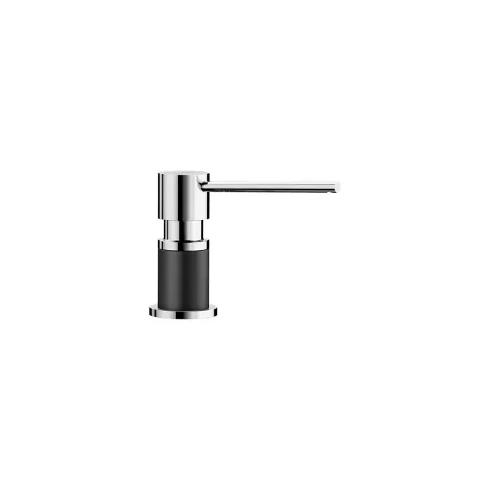 Superoferta - Dozownik lato silgranit-look czarny/chrom 526177
