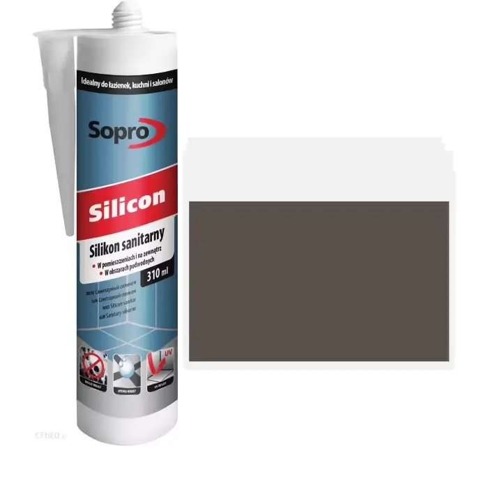 Wybór klientów - Silikon sanitarny heban 62 310ml SOP-069