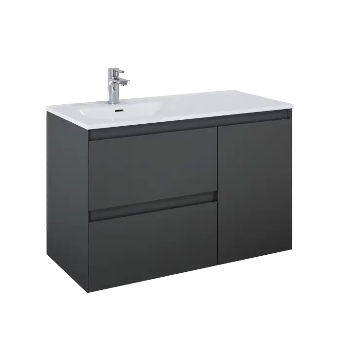 Nowość - Szafka split 100 2s l cargo anthracite matt pdw RE011006056010