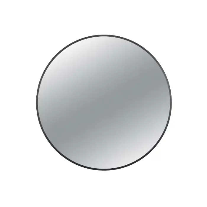 Bardzo popularny produkt - Lustro ścienne okrągłe corina - rama aluminiowa black/czarna ø 100 cm L0101010503-4