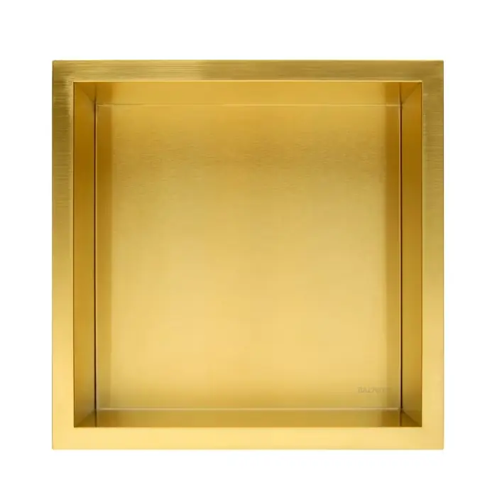 Wall-box one gold / brass - półka pojedyncza złota 30x30x10 cm OB-BR2 | Ulubieniec klientów