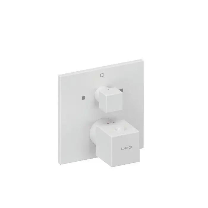 Produkt wysokiej jakości | Decus podtynkowa bateria wannowo-natryskowa z termostatem, do slim.boxx 88022 biały mat 548105375