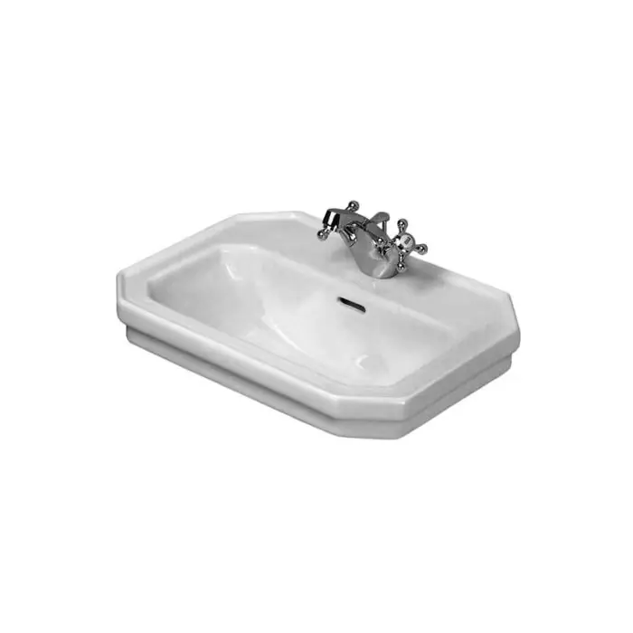 Oferta specjalna | Duravit 07855000001 umywalka mala 500mm 1930 biala z przel.,polka 1 otw., wondergliss 07855000001