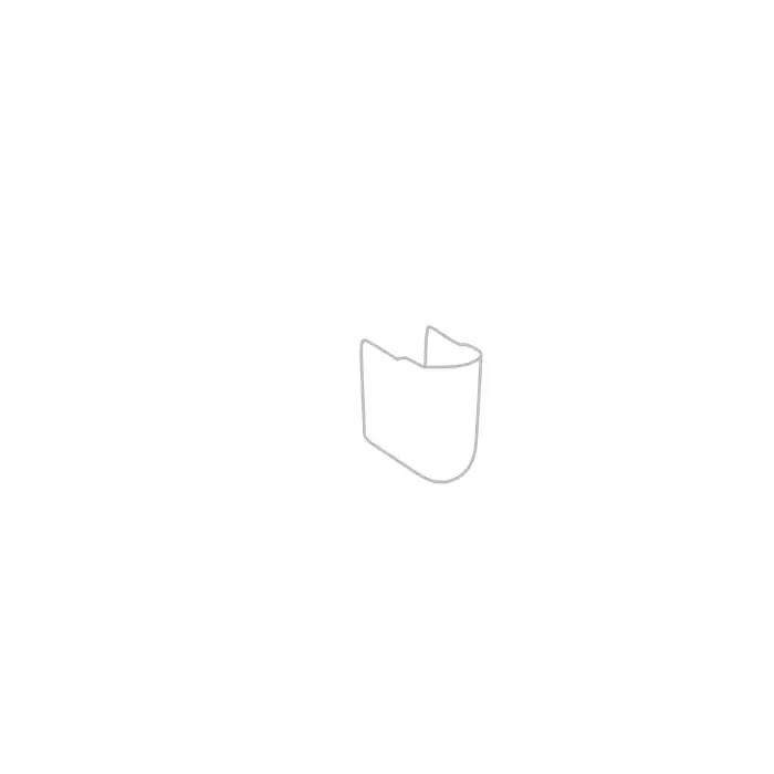 Świetna oferta | O.novo postument, 165 x 140 x 690 mm, weiss alpin ceramicplus 526500R1