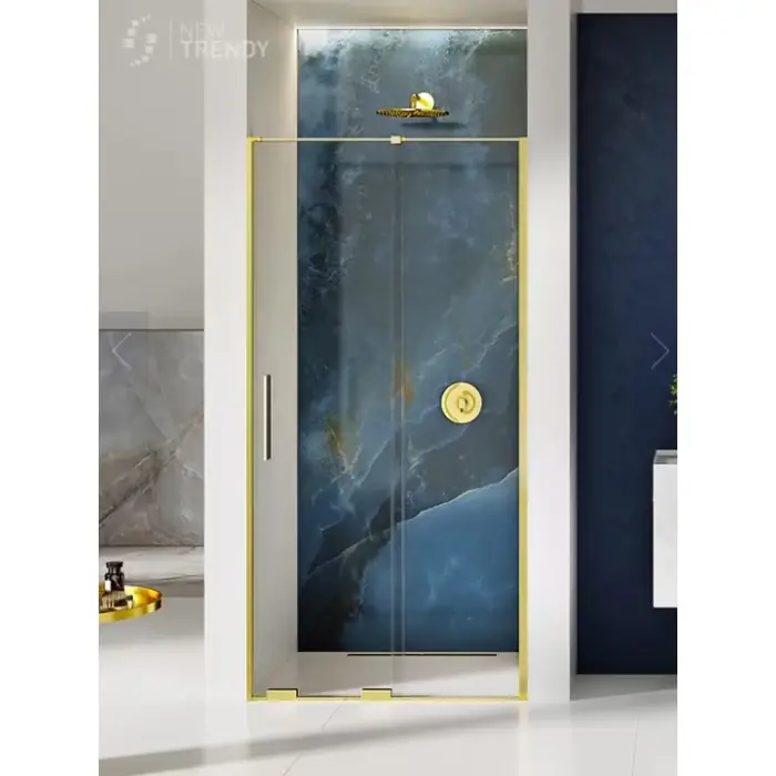 Drzwi wnękowe smart light gold 1d u 120x200 szkło czyste 8mm active shield 2.0 EXK-4215 - Ekstra rabat