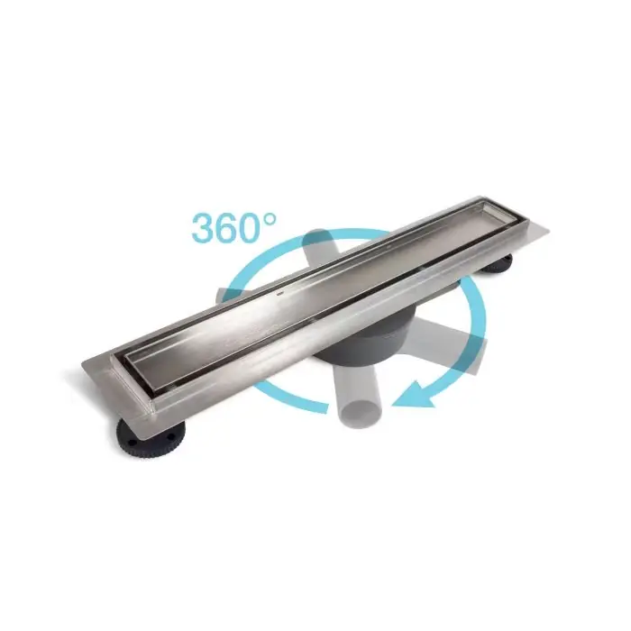360 drain 90cm - odpływ liniowy z obrotowym syfonem (pod płytkę / virgin) 360-900 - Ostatnia okazja
