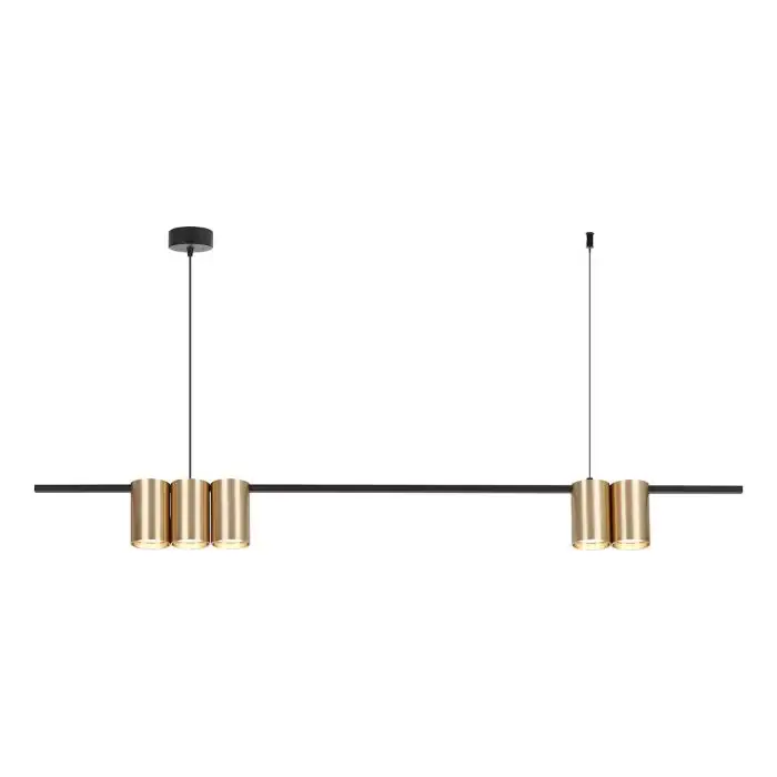 Lampa wisząca (listwa) genesis black gold 5xgu10 ML0369 - Dodatkowy rabat