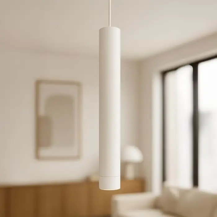 Klienci polecają | Slim magnetic track biały pendant 6w led tuya cct ML2208