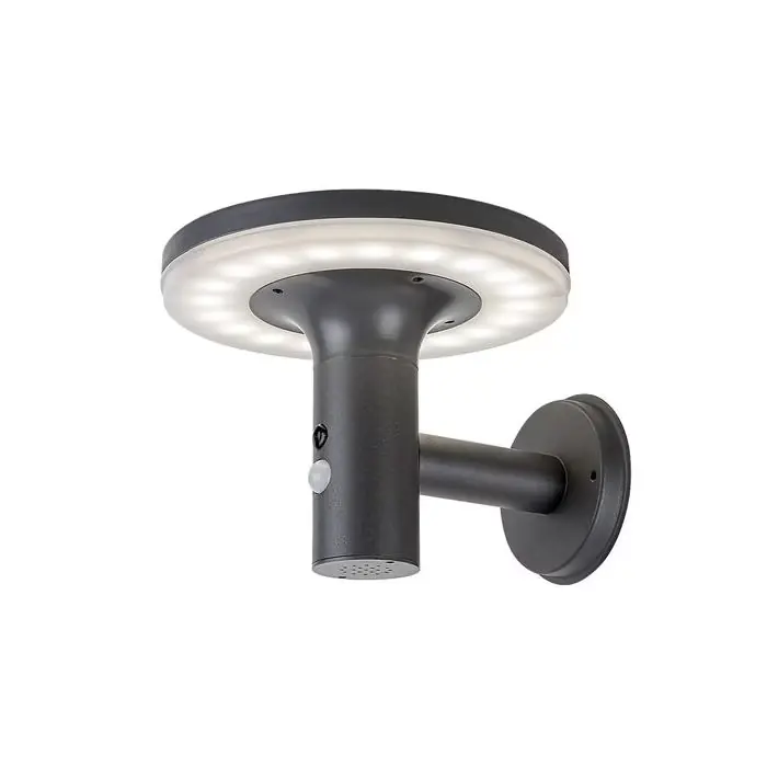 Alaska lampa solarna 250 ip44 antracyt led 10 77017 | Premium