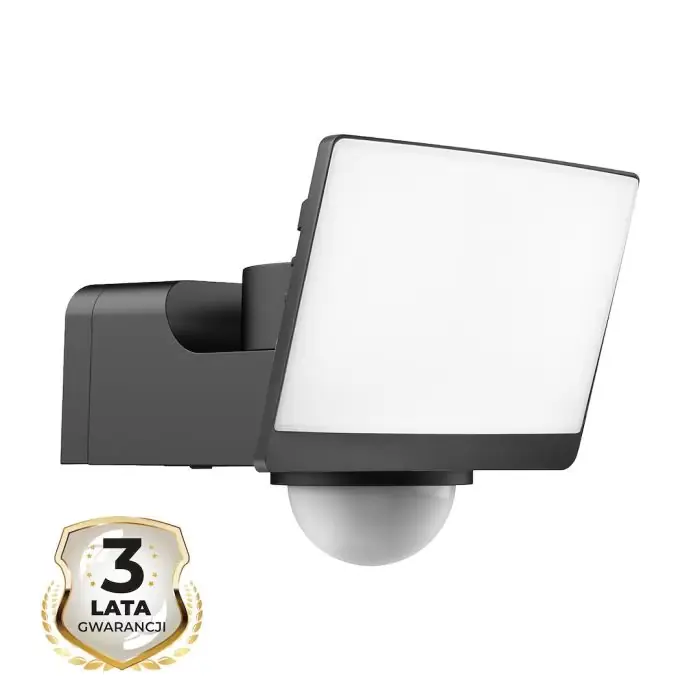 Już w sprzedaży - Naświetlacz led davos 30w 2000lm 4000k czarny premium pir ML2111