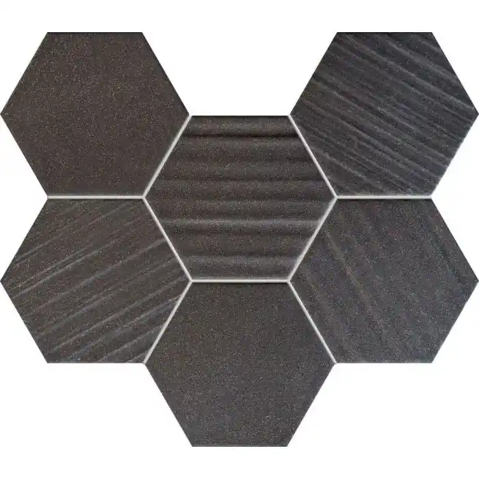 Bardzo popularny produkt - Mozaika ścienna horizon hex black 28,9x22,1 Mozaika ścienna Horizon hex black 28,9x22,1