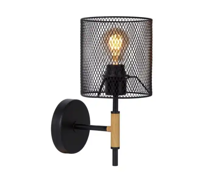 Lampa ŚCIENNA Lucide E27 40W BASKETT 45259/01/30 - Wyprzedaż