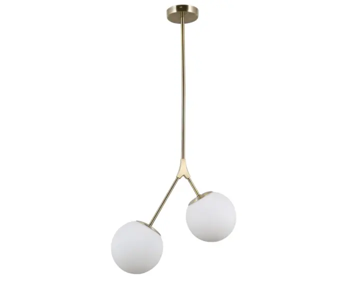 Zniżka - Lampa wisząca Italux Caserta nowoczesna brąz PND-33245-2