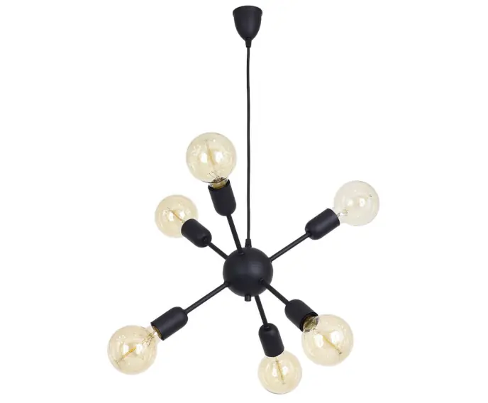 Oferta - Żyrandol EKO BLACK ALDEX 857K kolor czarny