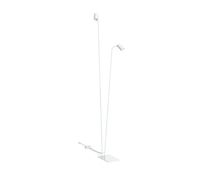 Lampa stojąca podłogowa LED Nowodvorski MONO 7705 stal, biały - Promocja