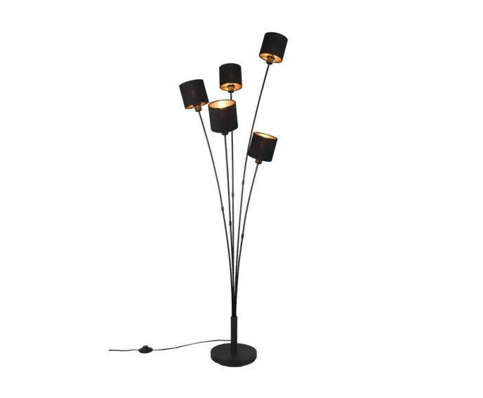 Lampa stojąca podłogowa TOMMY czarny RL R46335979 - Ulubieniec klientów