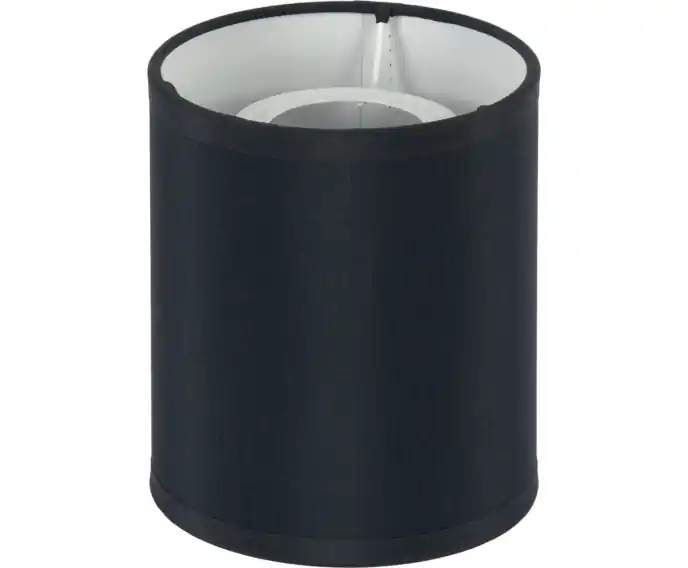 Abażur cylindryczny czarny 10/12 | Nowość w ofercie