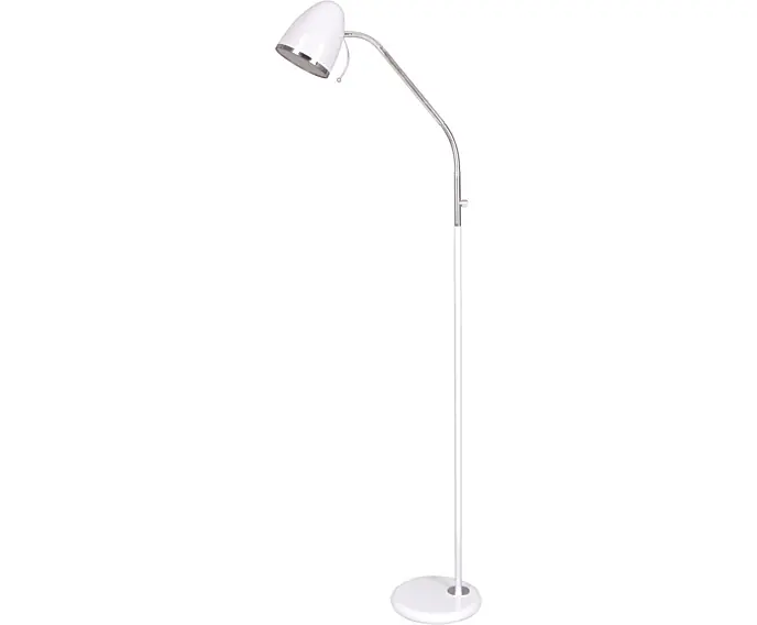 Lampa stojąca podłogowa biała E27 Kaja KAJTEK I K-MT-201 BIAŁY | Super okazja