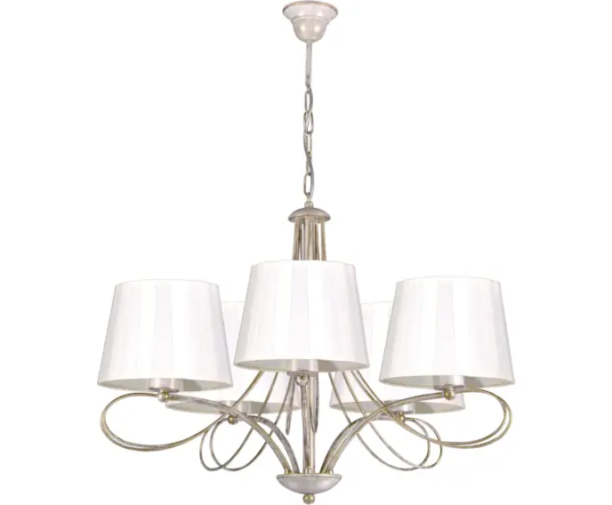 Lampa wisząca żyrandol klasyczny biały Kaja SOFIA K-4081 | Ulubieniec klientów