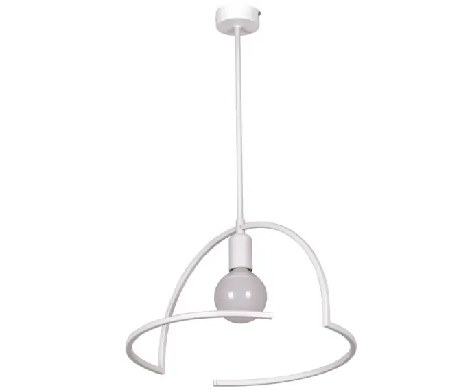 Lampa wisząca minimalistyczna biała Kaja TIGRA K-4658 - Okazja