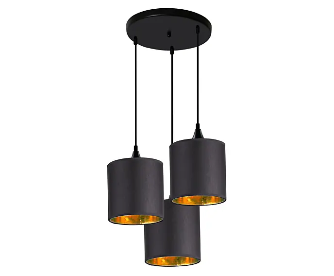 Żyrandol LONG TALERZ 3X40W E14 CZARNY 33-73969 Candellux | Już w sprzedaży