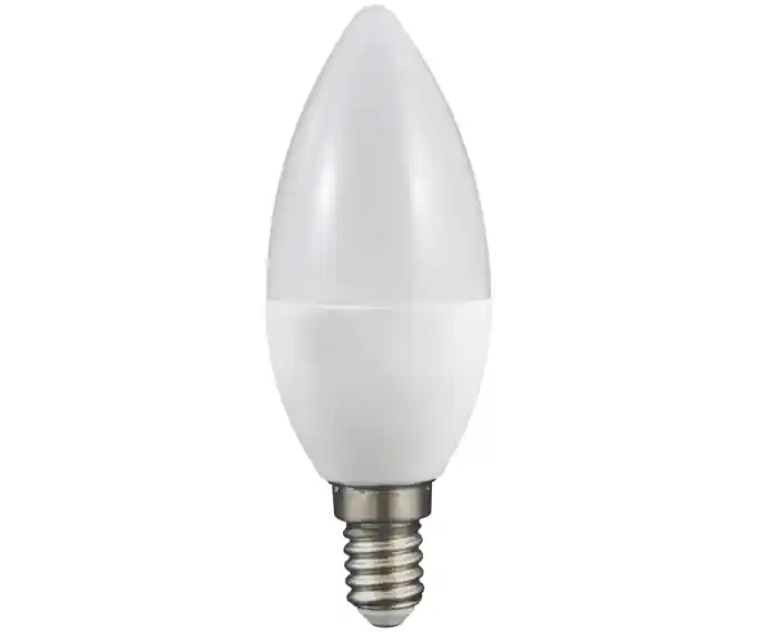 Żarówka LED C37 E14 WW 560lm mleczna Platinum 303912 Polux | Hit