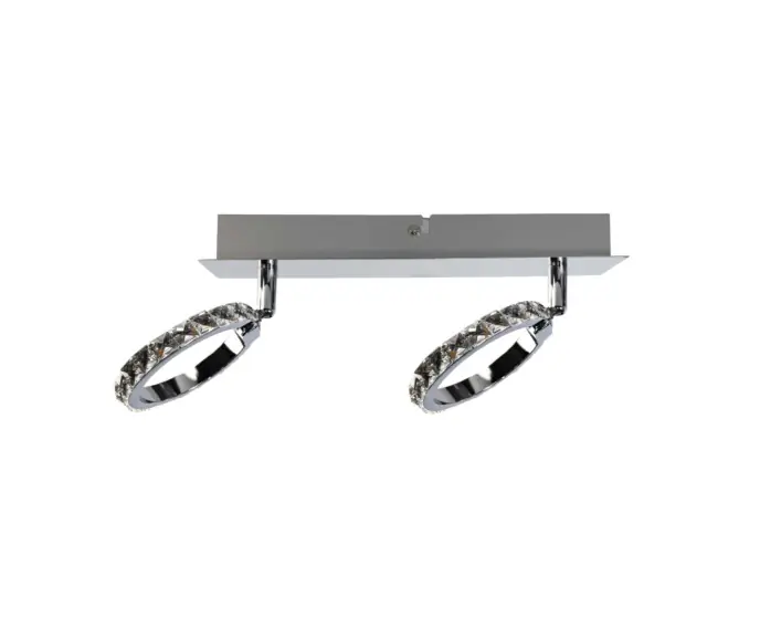 Oszczędź | Kinkiet Carrara spot 2xLED chrom LP-1864/2W Light Prestige