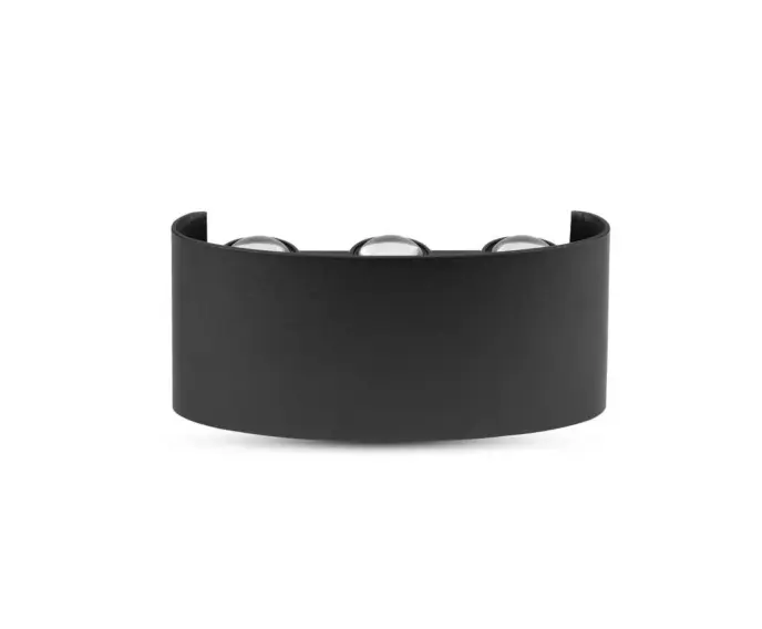 Oprawa Ścienna Góra Dół V-TAC 6W LED Czarna IP54 VT-846 4000K 540lm | Bezpieczna płatność