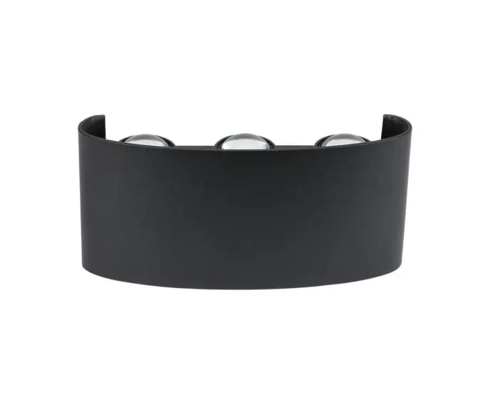 Niska cena | Oprawa Ścienna Góra Dół V-TAC 6W LED Czarna IP54 VT-846 3000K 630lm