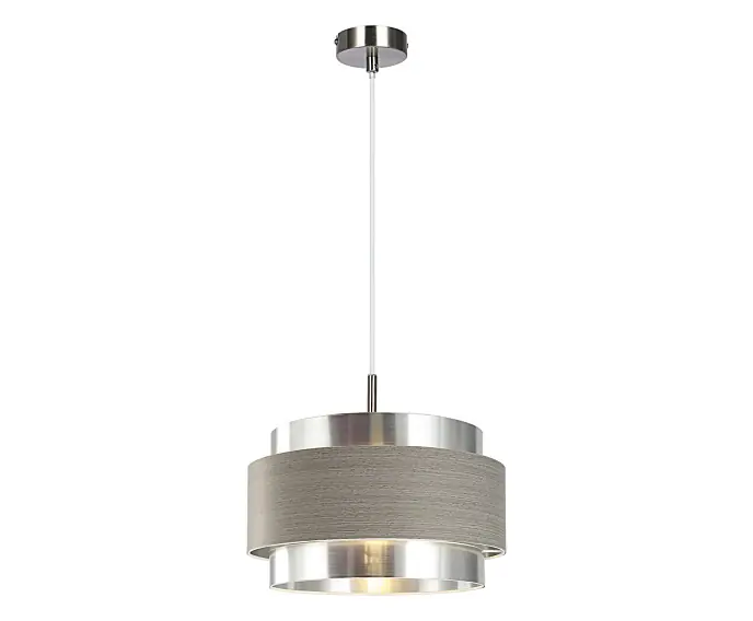 Lampa wisząca E27 1x40W kolor chrom satyna 5383 Basil Rabalux - Produkt ceniony przez klientów