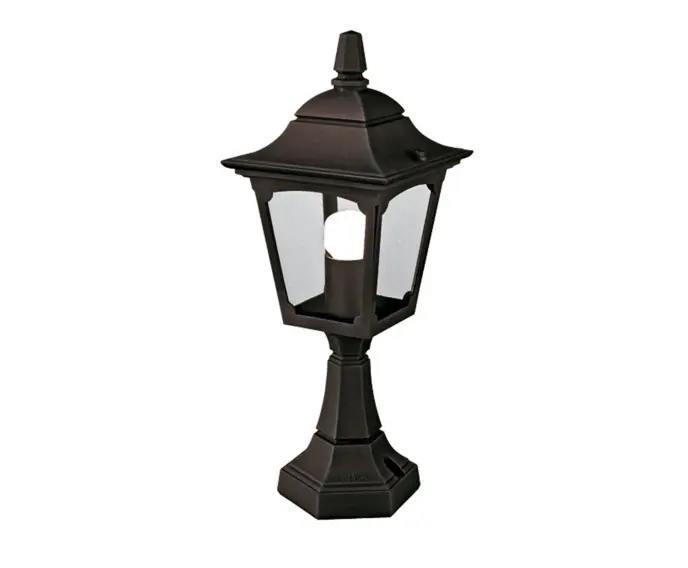 Lampa stojąca zewnętrzna czarna E27 60W Chapel Mini Elstead | Outlet