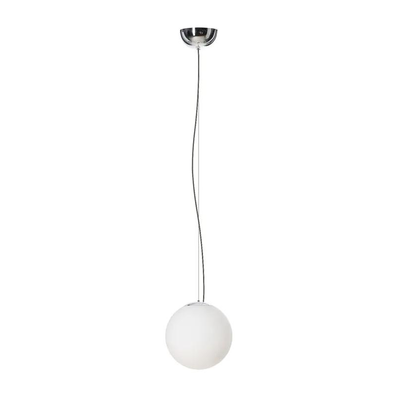 Lampa wisząca szklana biała 20cm AZ1325 z serii WHITE BALL - Azzardo | W sprzedaży