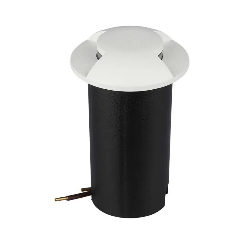 Bezpieczne zakupy | Oprawa gruntowa ogrodowa najazdowa V-TAC 1W LED biała 2-stronna IP67 VT-1161 6500K 50lm