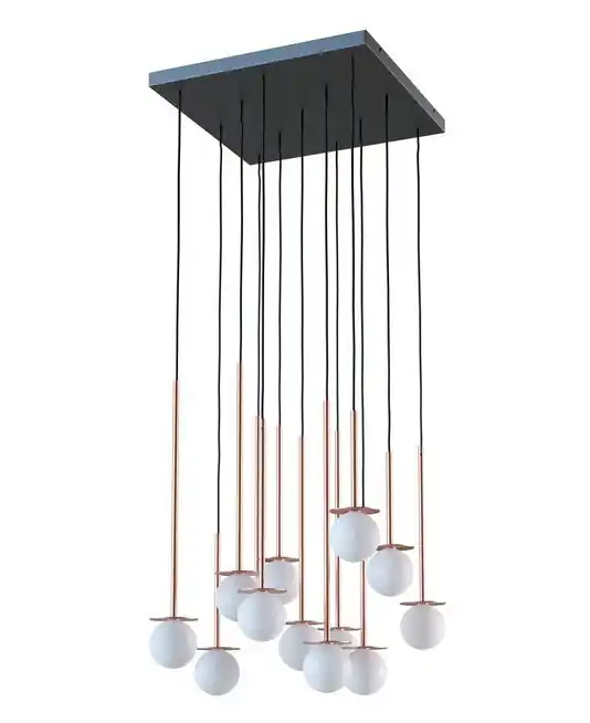 Ostatnie dni - Lampa wisząca Cotton Panel I miedź Cleoni