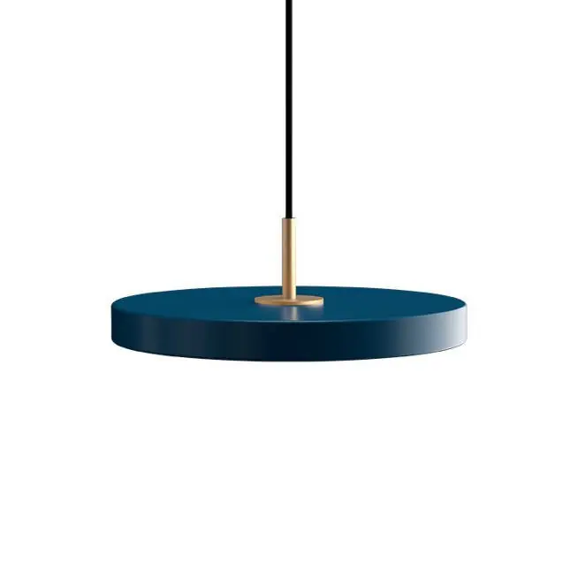 Lampa wisząca Asteria mini niebieski petrol UMAGE | Bezpieczna płatność