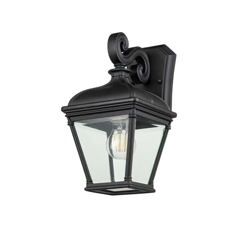 BAYVIEW M latarnia naścienna Elstead Lighting, czarny, IP44, E27 max 60W - Obniżka